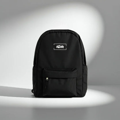 AZAR La Haasil matte black laptop bag under Rs 2000 Pakistan, front view
